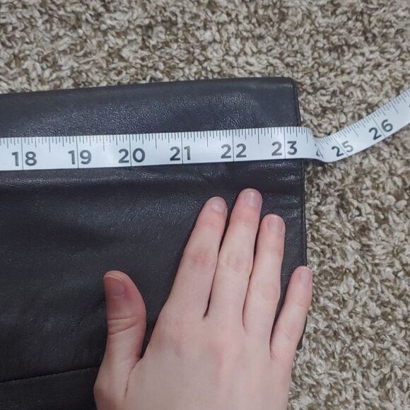 VTG Wilson's Leather Jacket Pelle Studio Dark Brown Long Coat Women's Size XL - Picture 8 of 8